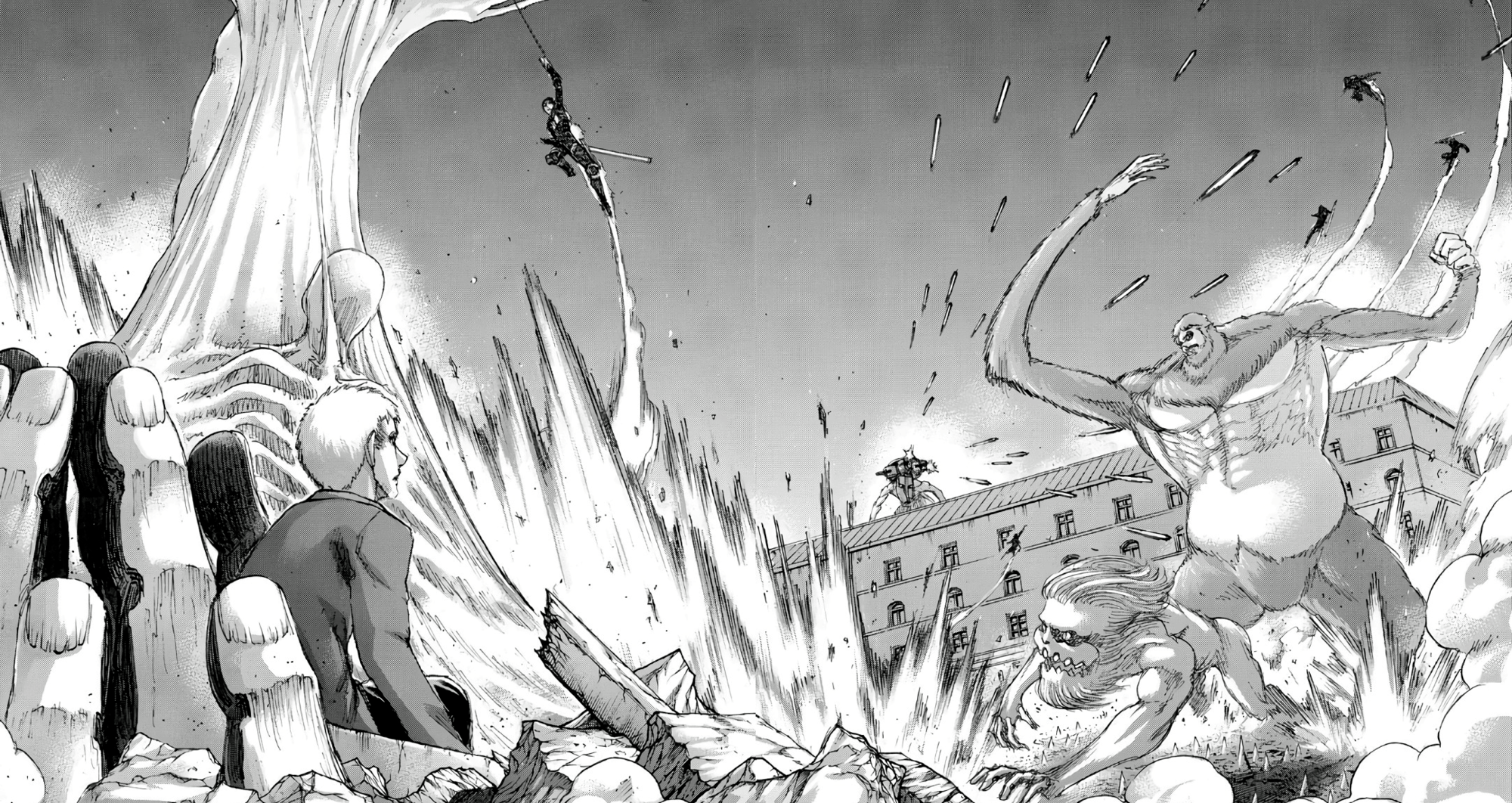 Featured image of post Attack On Titan Volume 25 Summary It is set in a fantasy world where humanity lives within territories surrounded by three enormous walls that protect them from